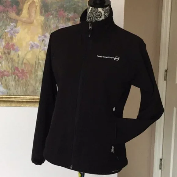 Free Country Women's Black Wind Wall Soft-Shell Jacket - Picture 1 of 5